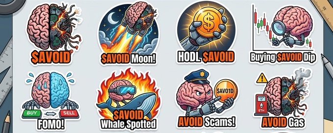 $AVOID Sticker Sheet